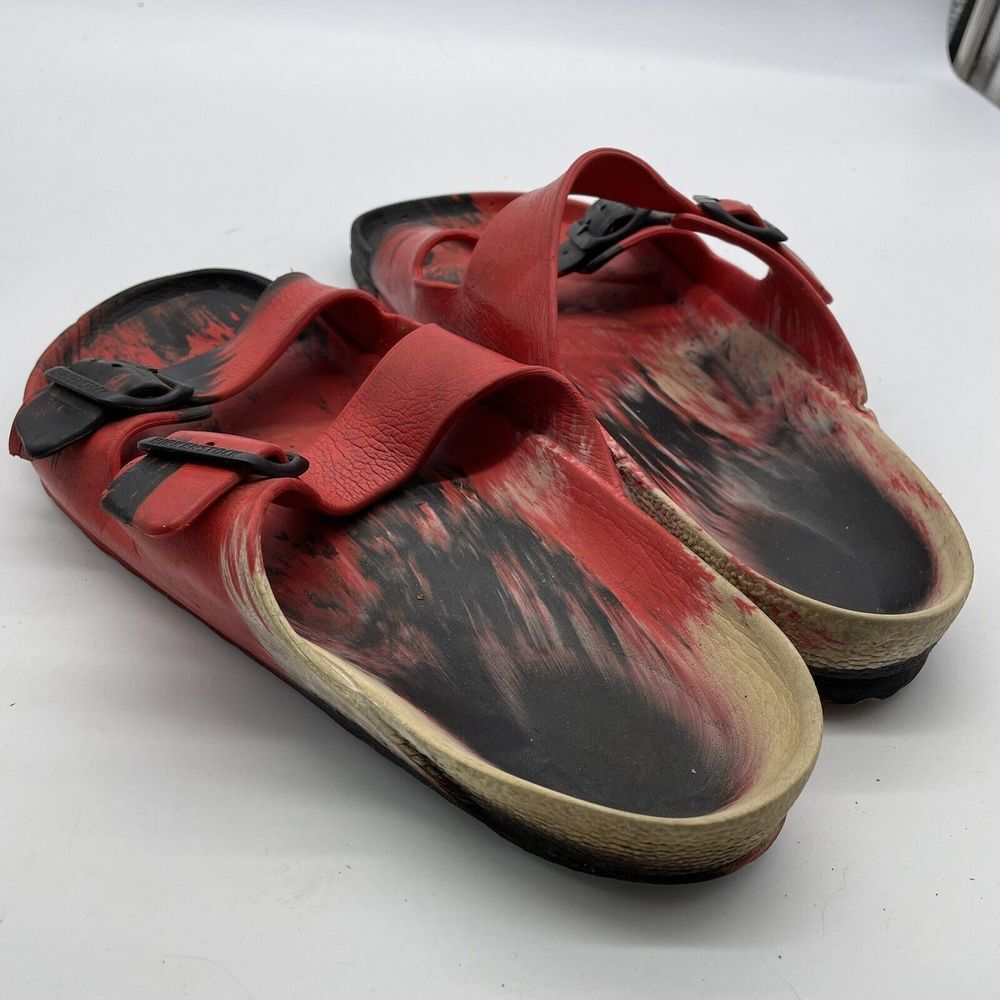 Birkenstock Red and Black Sandals - Picture 7 of 8